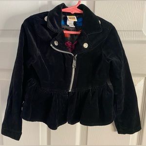 Harajuku mini for Target XS 4/5 Velvet silver jacket. Loose stitch Used